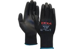 OXXA PU-Flex handschoen zwart maat 7 12pr/pak 20pak/doos