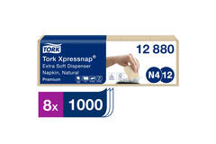 Tork Xpressnap® Extra Zachte dispenserservet Premium 2-laags naturel