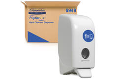 Aquarius® handreiniger dispenser 1ltr cassette wit 235x116x110mm