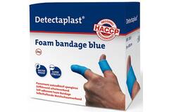 Detectaplast foam verband 3cm x 4,5m blauw